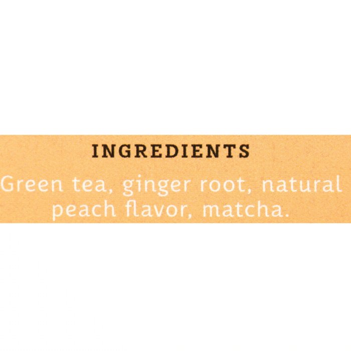 Stash Tea - Green Ginger Peach Matcha 18 Bg - Pack Of 6