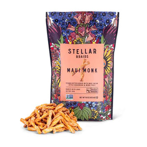 Stellar Snacks - Pretzel Braids Maui Monk, 16oz | Pack of 12