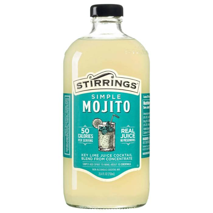 Stirrings - Simple Mojito Drink Mixer, 750ml 
