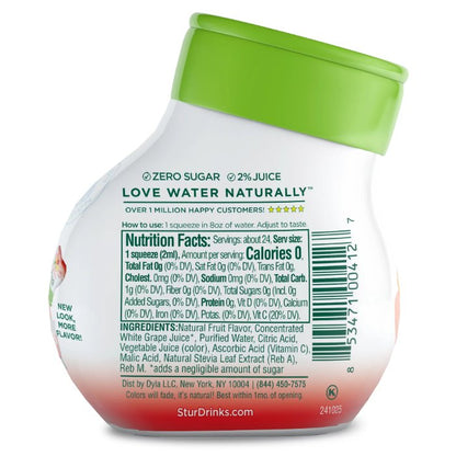 Stur - Water Enhancer - Fruit Punch, 1.62oz (Pack of 6)