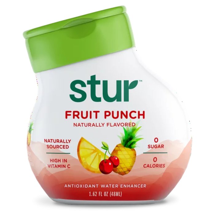 Stur Water Enhancer Liquid Fruit Punch 1.62 Oz - Pack Of 6