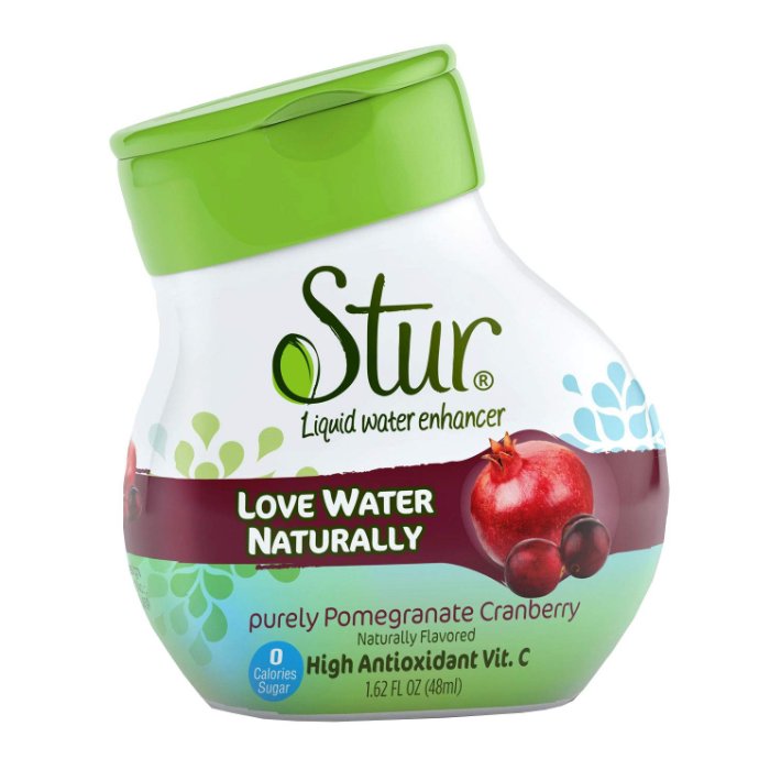 Stur Water Enhancer Liquid Pomegranate Cranberry 1.62 Oz - Pack Of 6