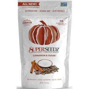 Super Seedz Seed Pumpkin Cinnamon Sugar 5 Oz - Pack Of 6