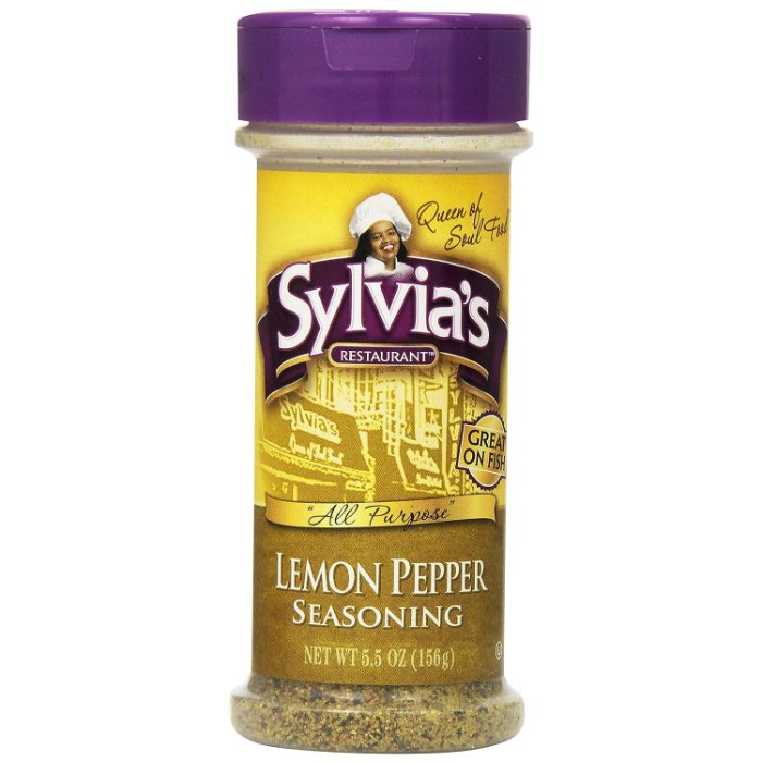 Sylvias Seasoning Lemon Pepper 5.5 Oz - Pack Of 12