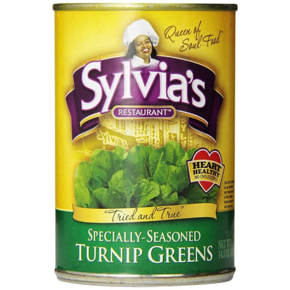 Sylvias - Turnip Greens - Original, 14.5oz (Pack of 12)