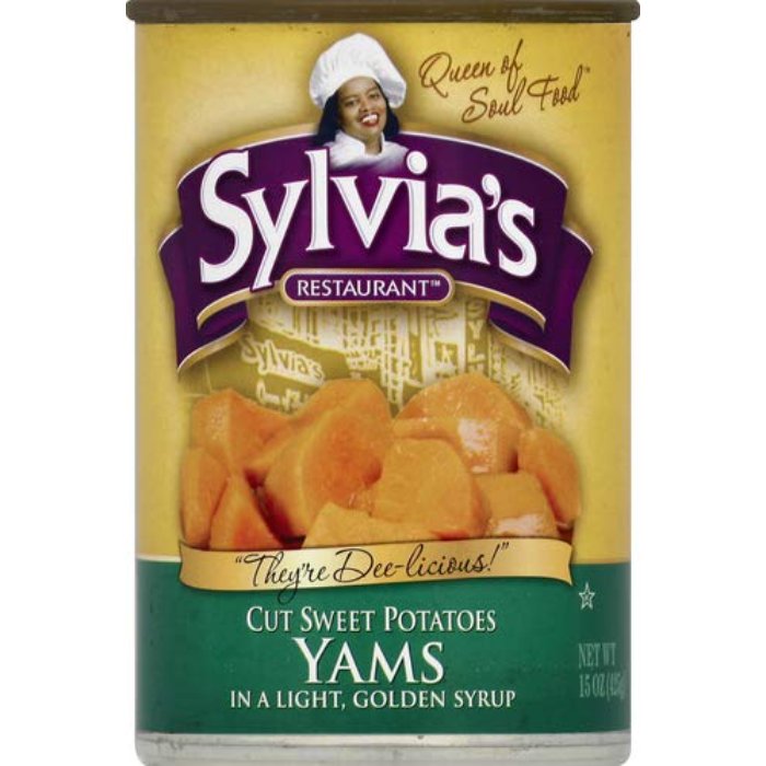 Sylvias Yams Light Syrup 15 Oz - Pack Of 12