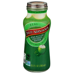 Taste Nirvana Juice Young Coconut Natural 9.5 Fl Oz - Pack Of 12