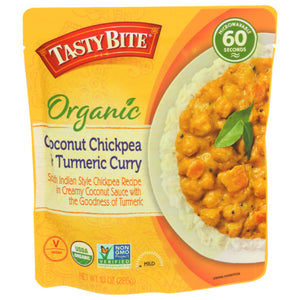 Tasty Bite Curry Turmeric Chickpea 10 Oz - Pack Of 6