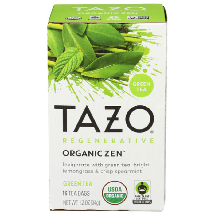 Tazo Tea Bag Zen Org 16 Bg - Pack Of 6