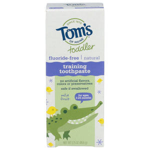 Toms Of Maine Toothpaste Ff Training Gel Frui 1.75 Oz - Pack Of 3