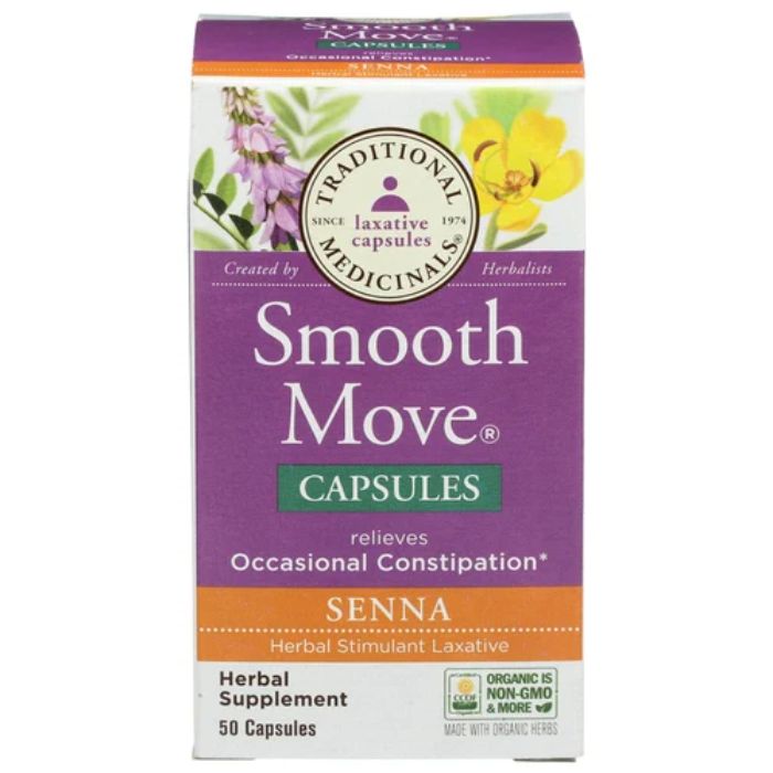 Traditional Medicinals Capsules Senna Smooth 50 Cp - Pack Of 1