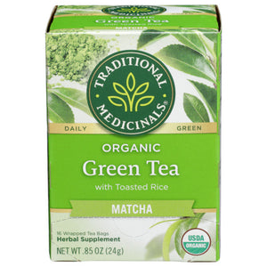 Traditional Medicinals Tea Matcha Toasted Ric 16 Bg - Pack Of 6