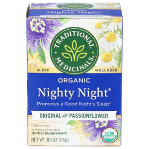 Traditional Medicinals Tea Nighty Night Org 16 Bg - Pack Of 6