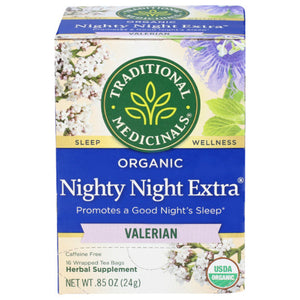 Traditional Medicinals Tea Nighty Night Valer 16 Bg - Pack Of 6