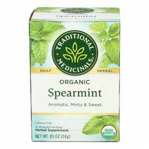 Traditional Medicinals Tea Spearmint Organic 16 Bg - Pack Of 6