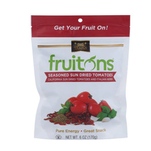 Traina Fruitons Seasoned Sun Dried Tomatoes 6 OZ - Pack of 8