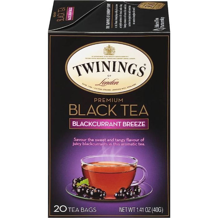 Twinings Black Tea Blackcurrant Breeze 20 BG - Pack of 6