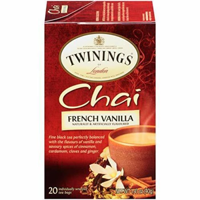 Twining Tea Tea Chai Frnch Vnla 20 Bg - Pack Of 6