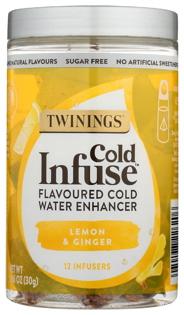 Twining Tea Tea Cold Infuse Lemon Ginger 12 Bg - (Pack of 6)