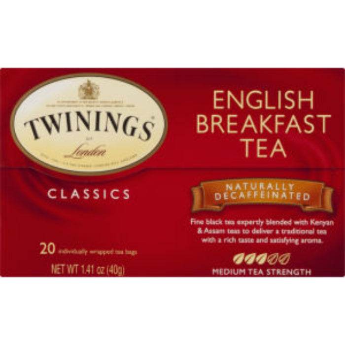 Twining Tea Tea Dcf English Breakfast 20 Bg - Pack Of 1