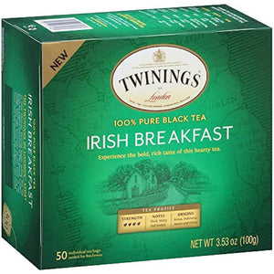 Twinings Irish Breakfast Tea 50 PC - Pack of 6