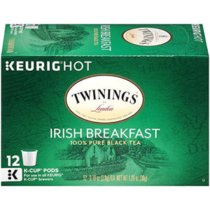 Twinings K-Cup Irish Breakfast Tea 12 PC - Pack of 6