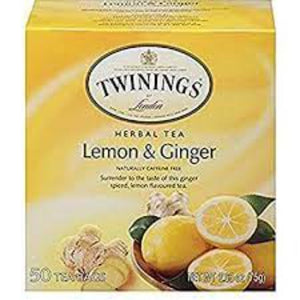 Twinings Lemon & Ginger Tea 50 BG - Pack of 6