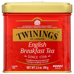 Twinings Loose English Breakfast Tea 3.53 OZ - Pack of 6