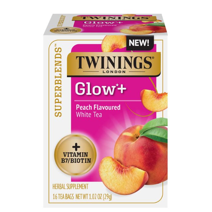 Twining Tea Tea Sprblend Glow Vit B7 16 Bg - (Pack of 6)