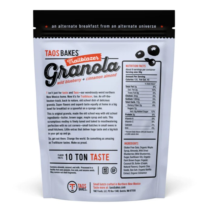 Taos Bakes Granola Blueberry Cinnamon Almond (10 Oz) - Pack Of 6