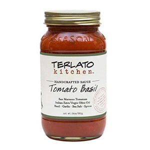 Terlato Kitchen Sauce Tomato Basil 24 Oz - Pack Of 6