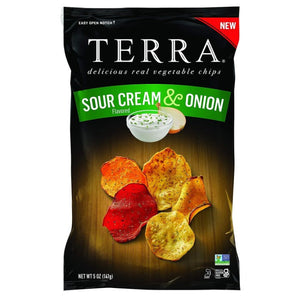 Terra Chips - Chips - Sour Cream And Onion, 5oz (Pack of 12)