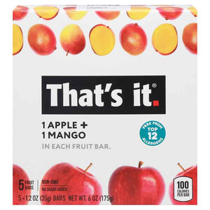 That's It - Bar Apple Mango 5Ct, 6oz | Pack of 6