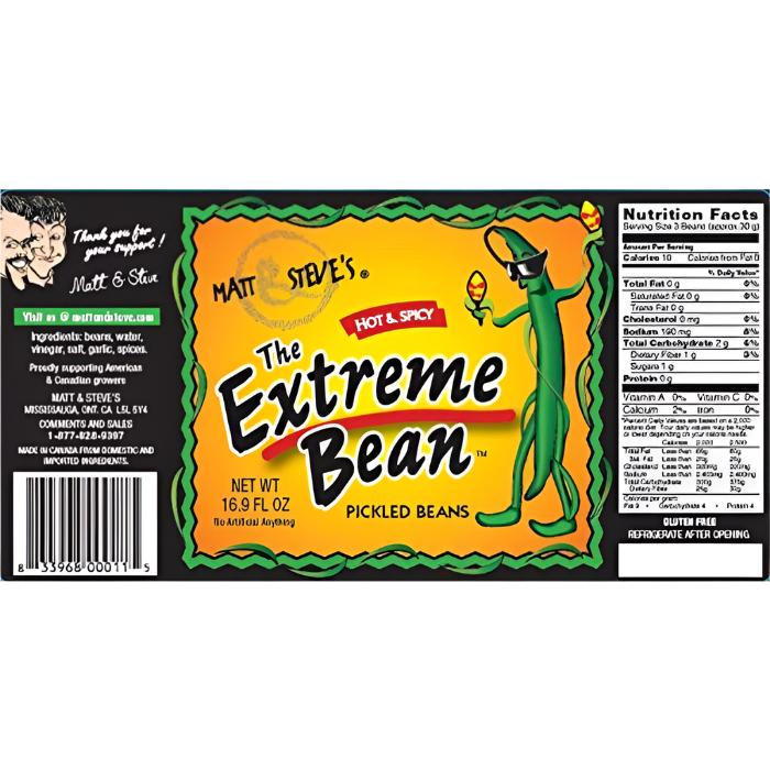 The Extreme Bean Bean Pickled Hot N Spicy 16 Oz - Pack Of 6