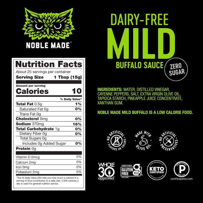 The New Primal Sauce Noble Mad Buf Mild 12 Fo - Pack Of 6