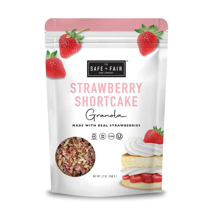 The Safe And Fair Food Co Granola Strawberry Shortcake 12 Oz - Pack Of 6