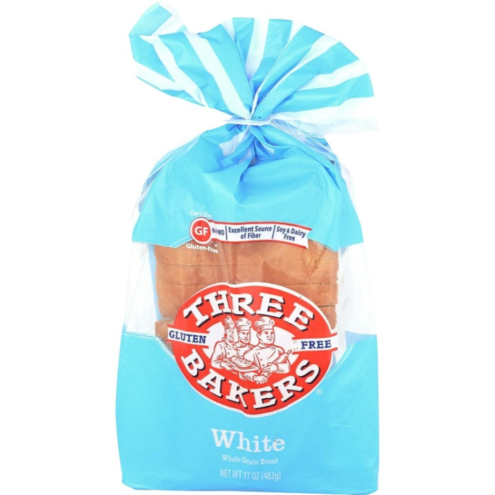 Three Bakers Sliced Gluten-Free White Bread 17 Oz - Pack Of 6