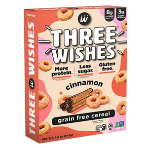 Three Wishes - Grain-Free Cereal, 8.6oz | Multiple Flavors