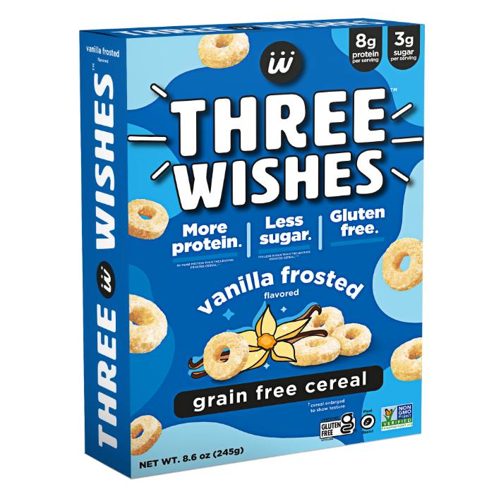 Three Wishes - Grain-Free Cereal Frosted, 8.6oz