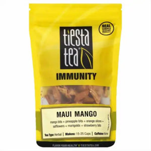 Tiesta Tea Tea Maui Mango Immunity  Pouch 2.2 Oz - Pack Of 6