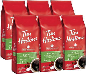 Tim Horton Coffee Grnd Decaf 100% Ab 12 Oz - Pack Of 6