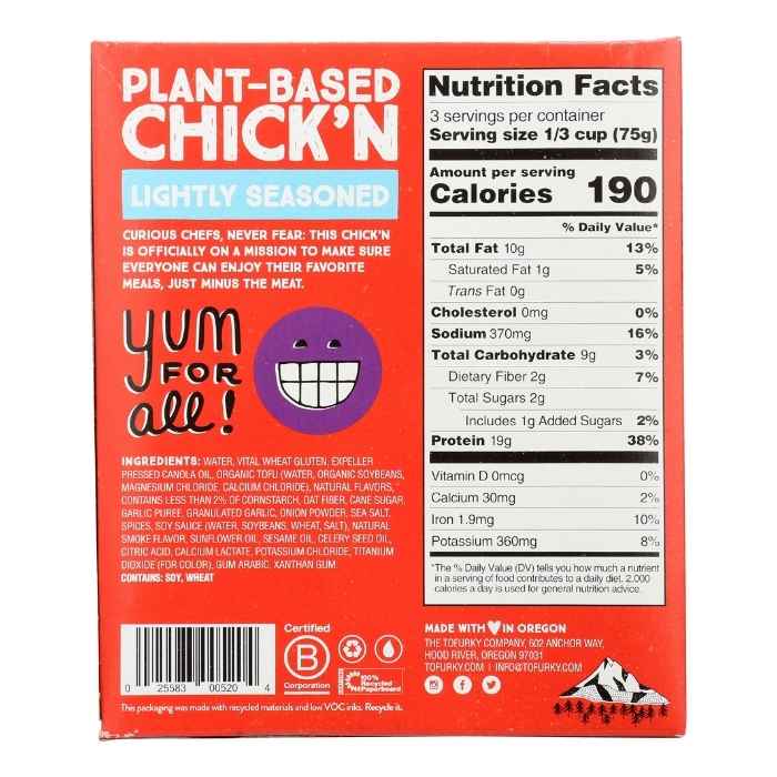 Tofurky - Chick'n, 8oz | Assorted Flavors