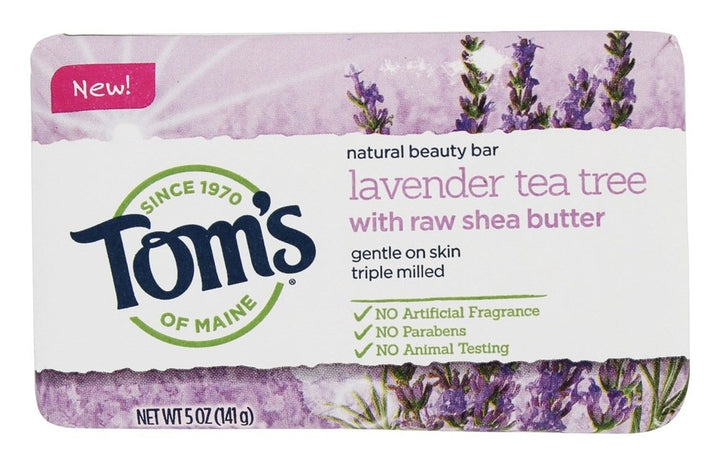 Toms Of Maine Soap Bar Lavender Tr Tea 5 Oz - Pack Of 3