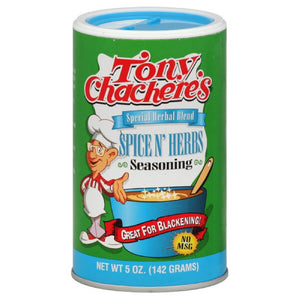 Tony Chachere's Seasoning Spice & Herb 5 Oz - Pack Of 6