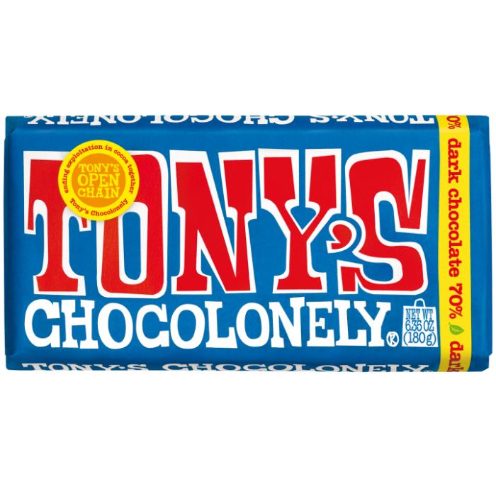 Tony's Chocolonely - Chocolate Bars Dark Chocolate, 6.35oz