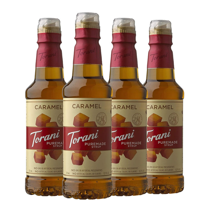 Torani Syrup Caramel Puremade 4pk 375ml - Pack Of 4