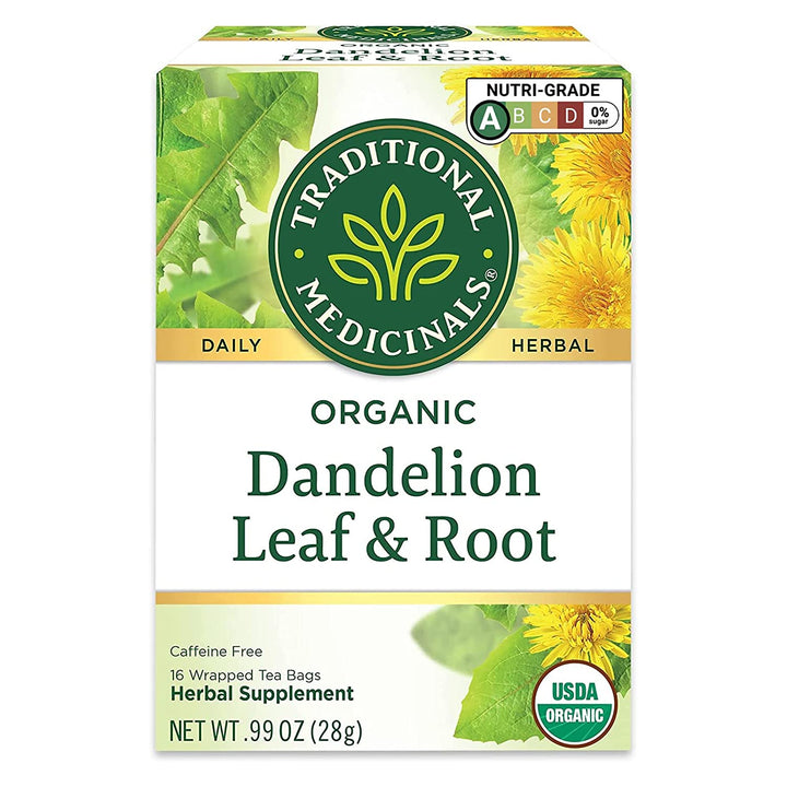 The Traditional Medicinals Tea Dandelion Leaf & Root 16 Bg - Pack Of 6