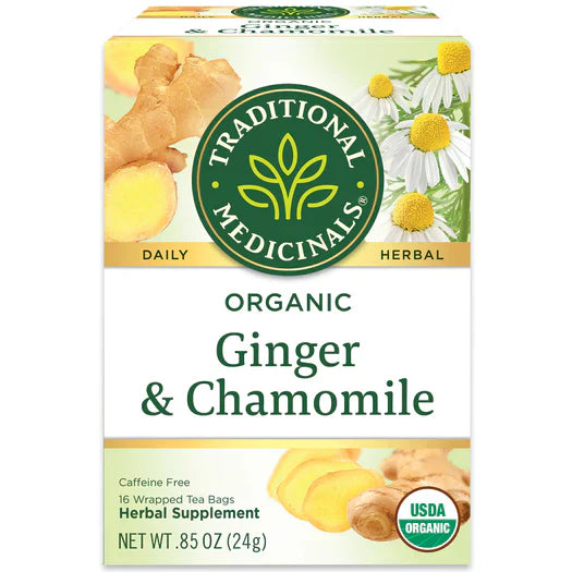 Traditional Medicinals Tea Ginger Organic 16 Bg - Pack Of 6