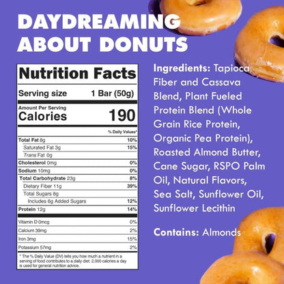 Trubar - Bar - Daydream Donut, 1.76oz (Pack of 12)