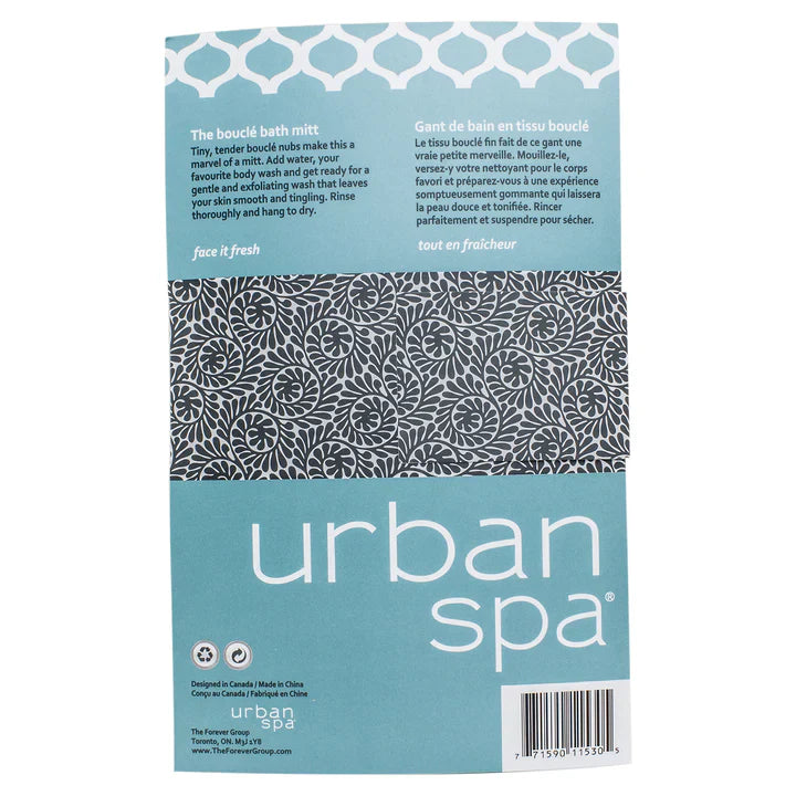 Urban Spa Mitt Bath Boucle 1 Ea - Pack Of 3